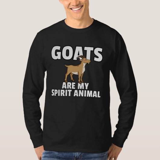 Goat Cute Mountain Goats Farmer Tシャツ (正面)