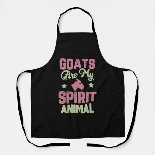 Goat design エプロン (正面)