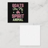 Goat design ノートカード (正面/裏面)