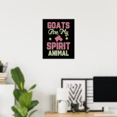 Goat design ポスター (ホームオフィス)