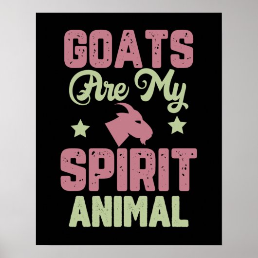 Goat design ポスター (正面)