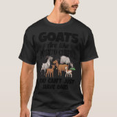 Goat for Goat Lovers Farm Apparel Meme Pun Funny G Tシャツ (正面)