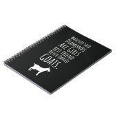 Goat Gifts For Her Girl Farm Women Farmer ノートブック (左側)