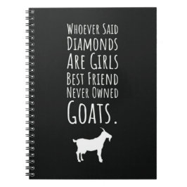 Goat Gifts For Her Girl Farm Women Farmer ノートブック