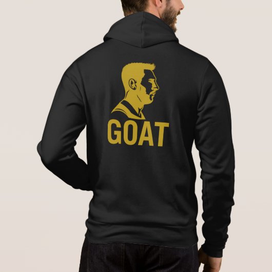 GOAT Gold Crown Minimalist Hoodie パーカ (裏面)