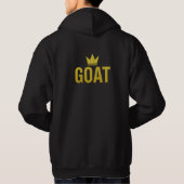 GOAT Gold Crown Minimalist Hoodie パーカ (裏面)