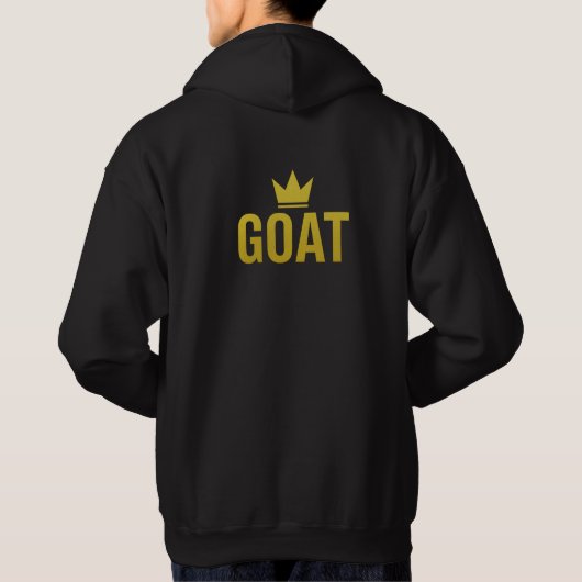 GOAT Gold Crown Minimalist Hoodie パーカ (裏面)