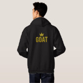 GOAT Gold Crown Minimalist Hoodie パーカ (裏面フル)