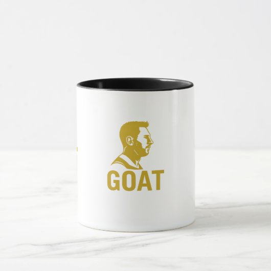 GOAT Gold Crown Mug – Black & Gold マグカップ (中央)