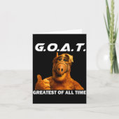 Goat Greatest Of All Time Funny Meme  カード (正面)