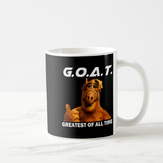 Goat Greatest Of All Time Funny Meme コーヒーマグカップ (右)