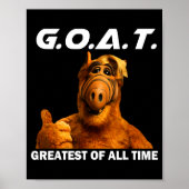 Goat Greatest Of All Time Funny Meme  ポスター (正面)