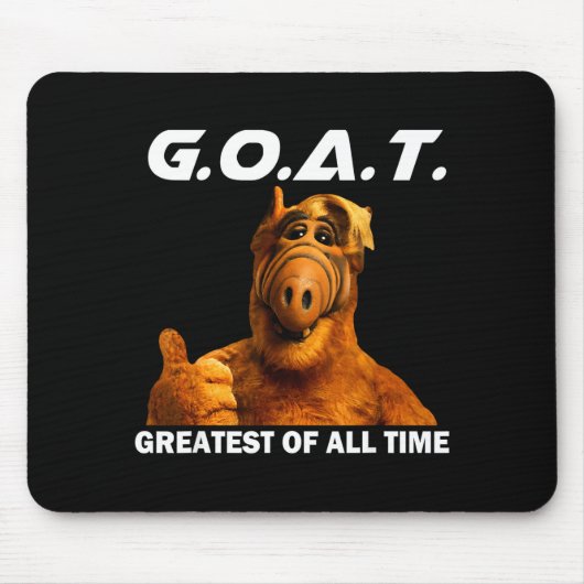 Goat Greatest Of All Time Funny Meme  マウスパッド (正面)