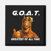Goat Greatest Of All Time Funny Meme マグネット (正面)