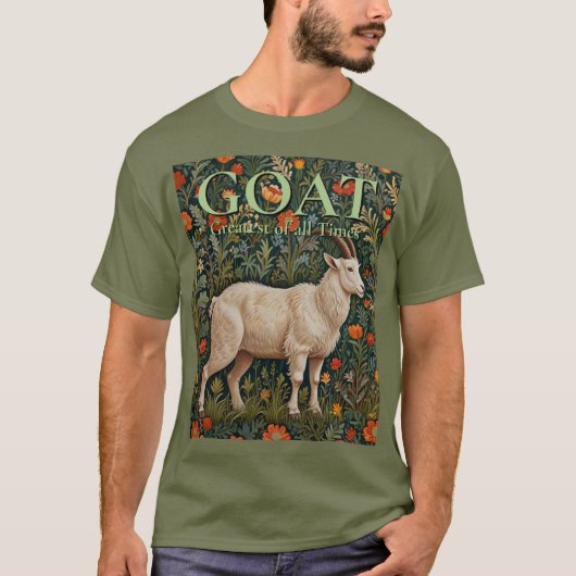 GOAT Greatest of all Time Tシャツ (正面)