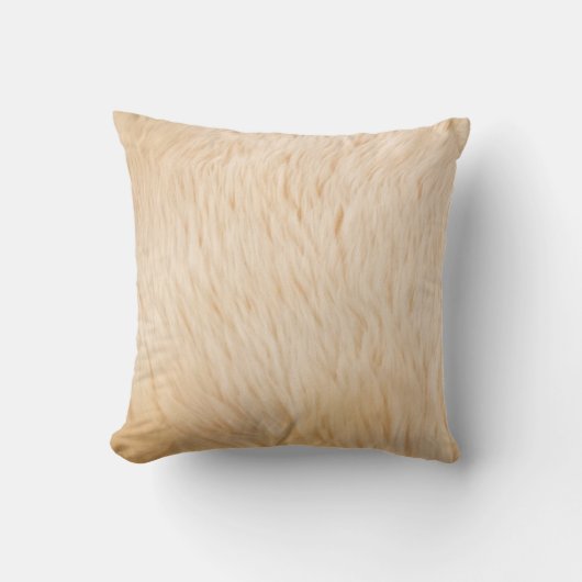 Goat hair fur animal texture クッション (正面)