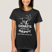 Goat   Happy Goat Tシャツ (正面)