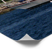 Goat Island Lighthouse-Newport, Rhode Island ポスター (角)