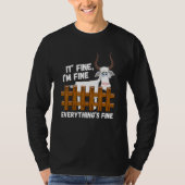 Goat Its Fine Im Fine Everything Is Fine Tシャツ (正面)