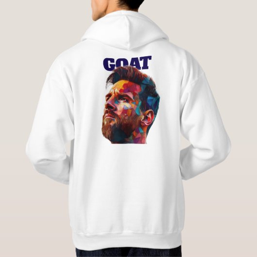 Goat Messi Hoodie パーカ (裏面)