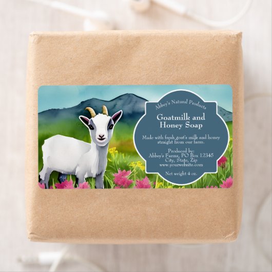 Goat Milk Soap Label - 2 ラベル (インサイチュ)
