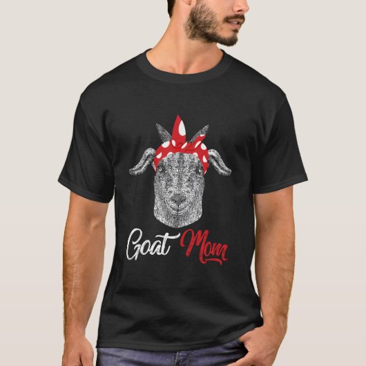 Goat Mom Mama Mother Animal Pet Farm Mother'S Day Tシャツ (正面)