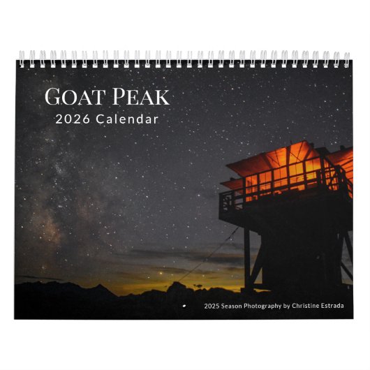 Goat Peak Fire Lookout - 2026年カレンダー カレンダー (カバー)
