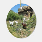 Goat Retreat セラミックオーナメント (左)