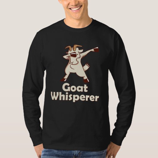 Goat Whisperer & Goats dabbing Tシャツ (正面)