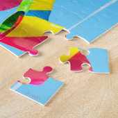 Goat with Party Blowers ジグソーパズル (側面)