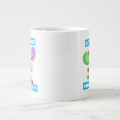 Goat with Party Blowers ジャンボコーヒーマグカップ (正面)