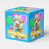 Goat with Party Blowers フェイバーボックス (正面サイド)