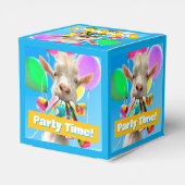 Goat with Party Blowers フェイバーボックス (裏面サイド)