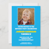 Goat with Party Blowers 招待状 (裏面)