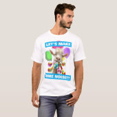 Goat with Party Blowers Tシャツ (正面フル)