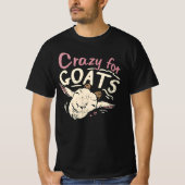 goat yoga happy tシャツ (正面)