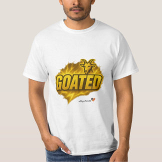 GOATED パワー グラフィックTシャツ | 大胆な稲妻モチーフ Tシャツ