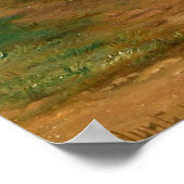 Goats And Chickens At The Farm ポスター (角)