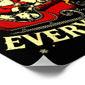 Goats For Everybody Santa Funny Christmas Goat Mom ポスター (角)