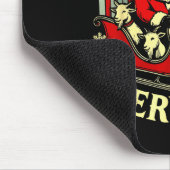 Goats For Everybody Santa Funny Christmas Goat Mom マウスパッド (コーナー)