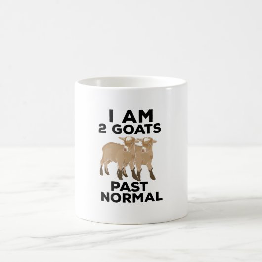 Goats - I Am 2 Goats Past Normal コーヒーマグカップ (中央)