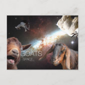 Goats.In.Space ポストカード (正面)
