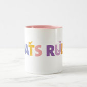 GOATSRULE.CR ツートーンマグカップ (中央)