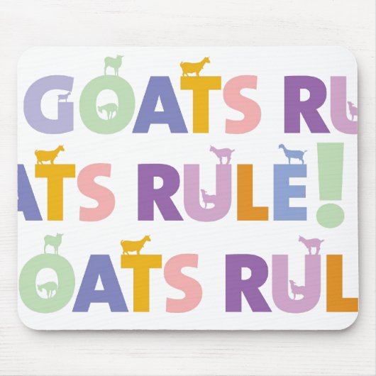 GOATSRULE.CR、GOATSRULE.CR、GOATSRULE.CR マウスパッド (正面)