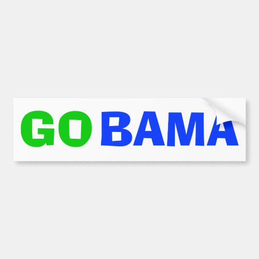 GOBAMA バンパーステッカー (正面)