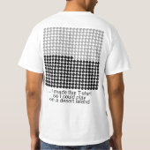 Goban T-shirt for urgent situations Tシャツ (裏面)