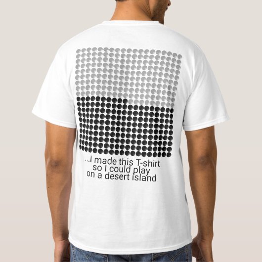 Goban T-shirt for urgent situations Tシャツ (裏面)