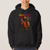 Gobble Funny Thanksgiving Day Apparel For Men Wome パーカ (正面)