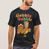 Gobble Funny Thanksgiving Day Apparel For Men Wome Tシャツ (正面)