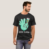 Gobble Gobble Funny Turkey Glove Thanksgiving Nurs Tシャツ (正面フル)